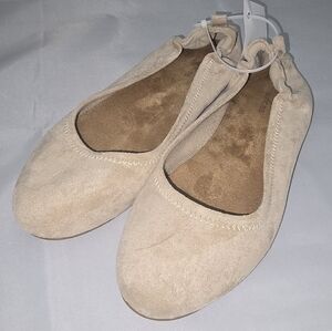 Women's Beige Ballet Flats